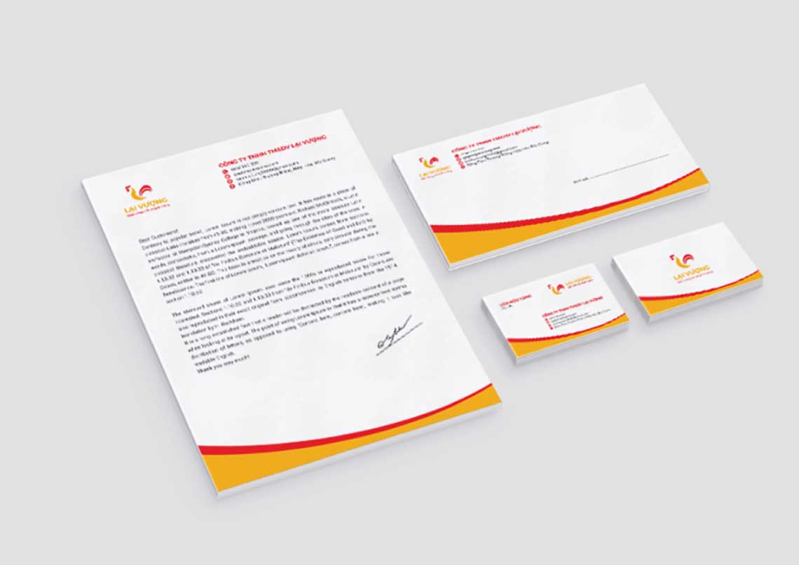 Lại Vượng - Thiết kế logo và nhận diện thương hiệu Công ty Lại Vượng